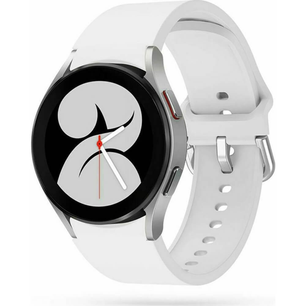 ΛΟΥΡΑΚΙ ΣΙΛΙΚΟΝΗΣ ΛΕΥΚΟ GALAXY WATCH 4/5/5pro/6/7/FE