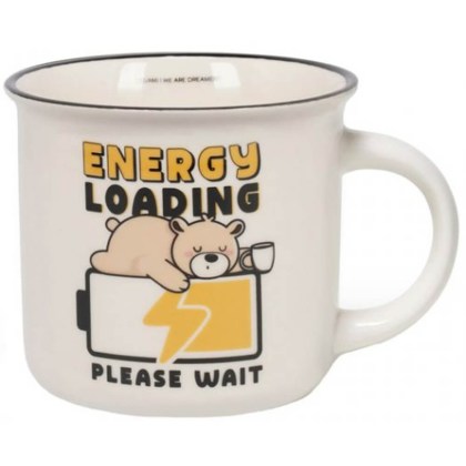 Κούπα λευκή energy loading 350ml