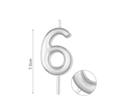Κεράκι γενεθλίων 7,5cm 