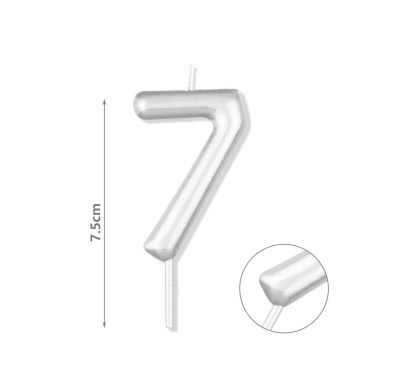 Κεράκι γενεθλίων 7,5cm 