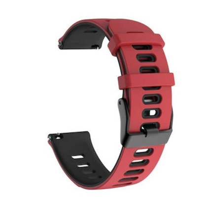 Χρωματιστό λουράκι σιλικόνης για smartwatch που αποσπάται εύκολα για συχνή αλλάγη.